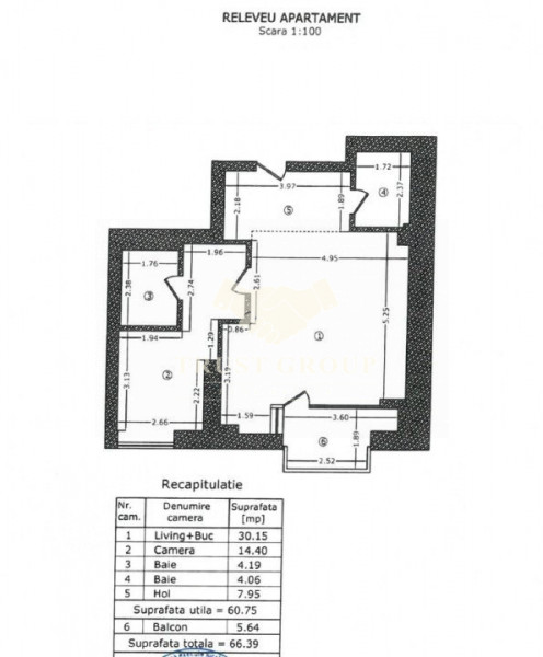 Apartament 2 camere Aviatiei | Loc de parcare inchiriat