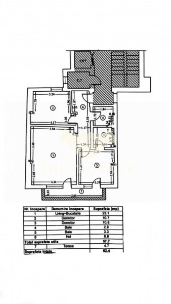 Apartament 3 camere Herastrau 