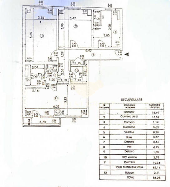 Apartament 3 camere Dorobanti