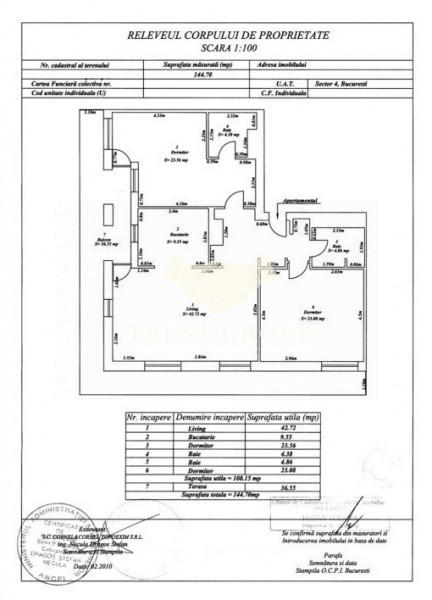 Apartament 3 Camere Mihai Bravu | Terasa | Loc de parcare+boxa