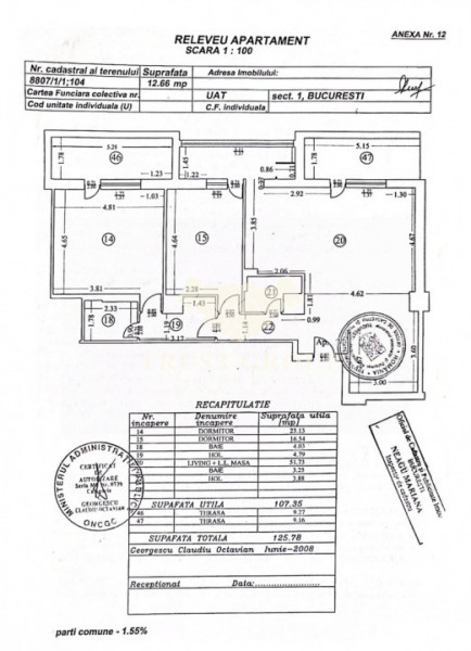 Apartament 3 camere Herastrau