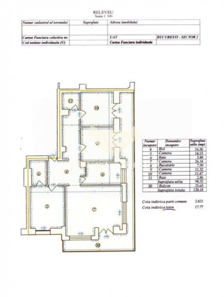 Apartament 4 Camere+ doua locuri parcare Parcul Circului