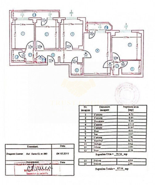 Apartament 4 camere Stefan cel Mare