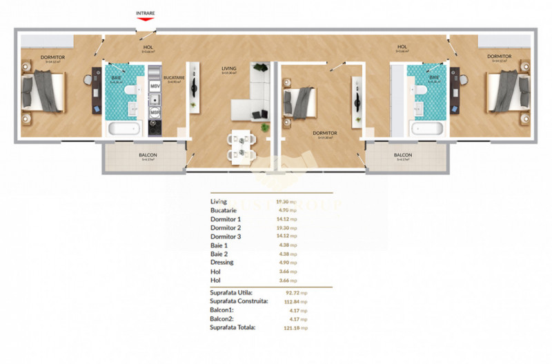 Apartament 4 camere Parcul Circului | Loc de parcare