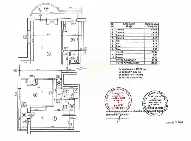 Soseaua Nordului | 3 camere | 3 bai | Terasa | loc de parcare