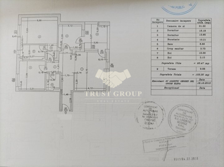 Apartament 3 camere Aviatiei | Bloc 2016 | Loc de parcare