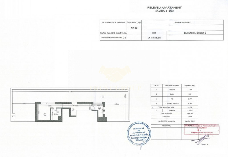 Penthouse deosebit 4 Camere Gradina Icoanei 