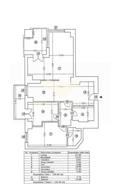 Apartament 3 camere Aviatiei | Loc de parcare si boxa