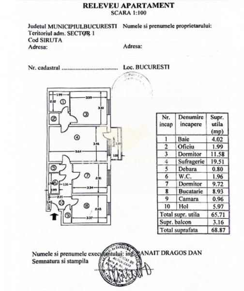 Apartament 3 camere Domenii