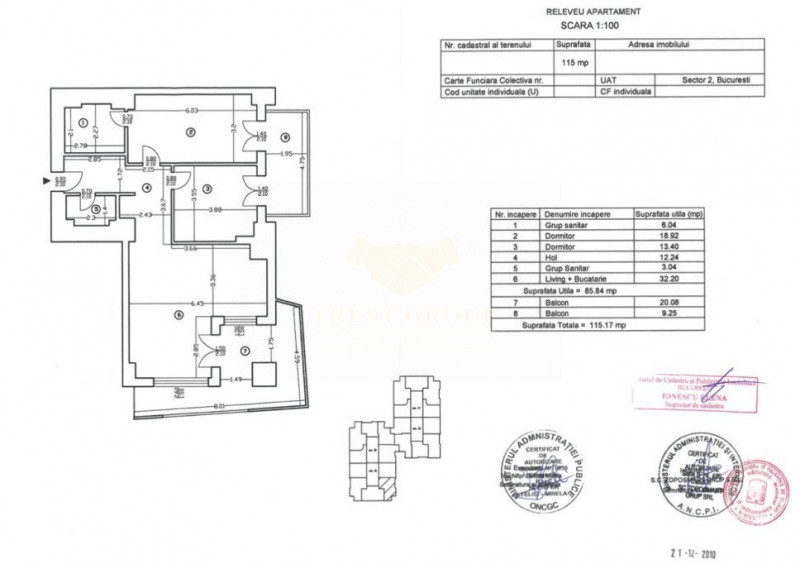 Apartament 3 camere Barbu Vacarescu | Loc de parcare