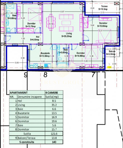 Apartament 4 camere Aviatiei | Loc de parcare