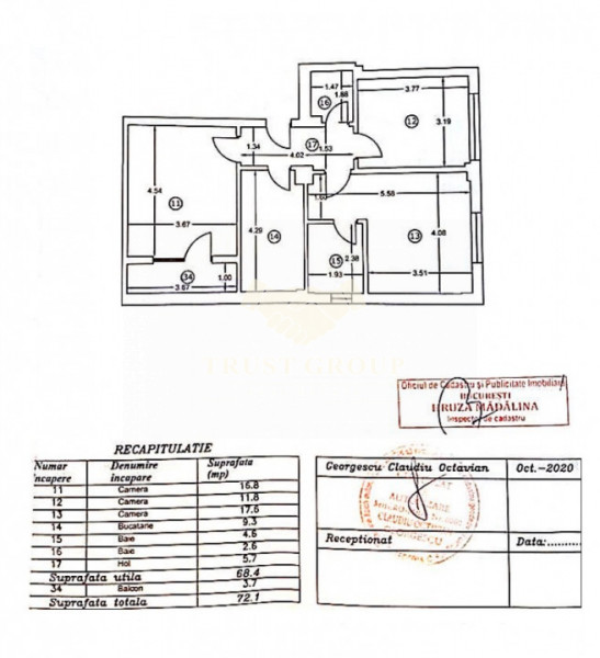 Apartament 3 camere Domenii