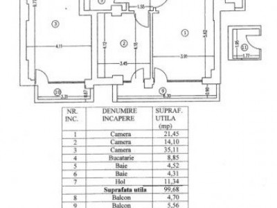 Apartament 3 Camere Eminescu-Toamnei | 2 locuri de parcare | boxa