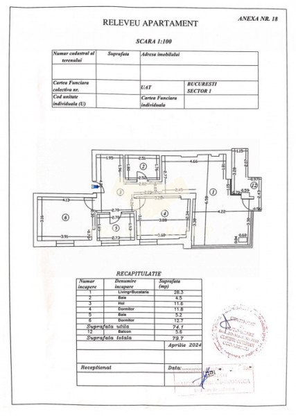 Apartament 3 camere  Floreasca | Loc de parcare 