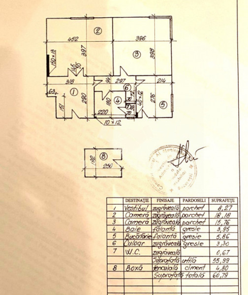 Apartament 2 camere Dorobanti / fara risc sau urgenta / mobilat complet / boxa /