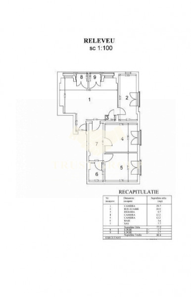 Apartament 3 camere Piata Romana | centrala termica imobil | renovat