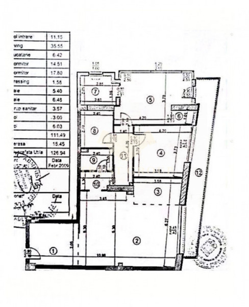 Apartament 3 camere Aviatiei | Terasa