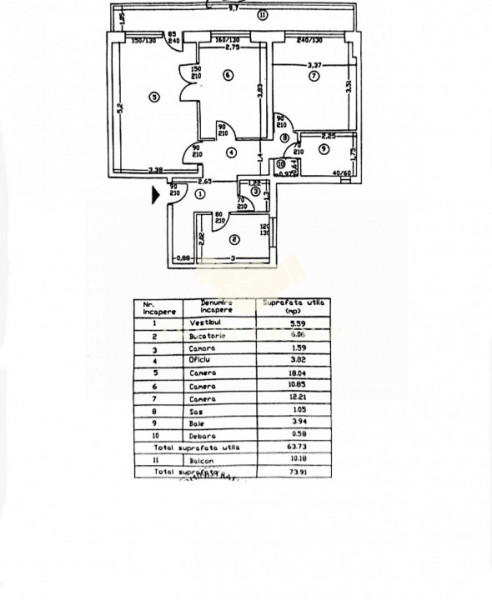 Apartament 3 camere Dorobanti | renovat