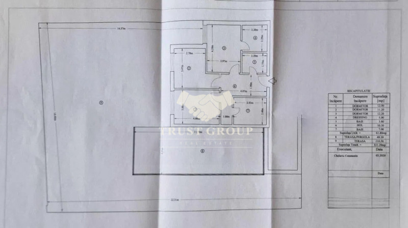 Apartament 5 camere Mosilor | Curte 210mp | Parcare subterana