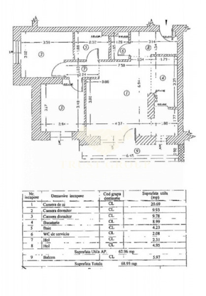 Apartament 3 camere Decebal | 2008