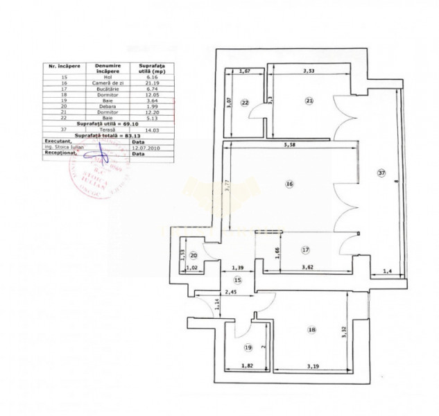 Apartament 3 camere Arcul de Triumf | Loc de parcare