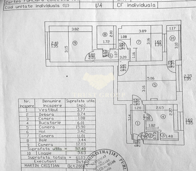 Apartament 3 camere Domenii | renovat integral | centrala proprie