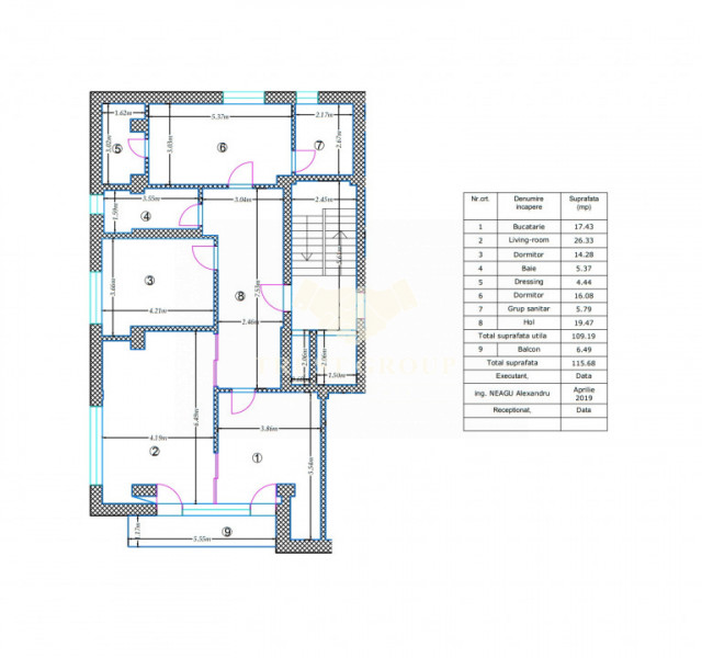 Apartament 3 camere in Parcul Circului | Loc de parcare