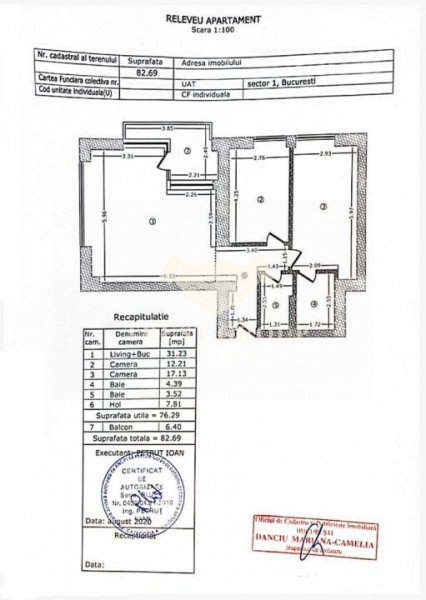 Apartament 3 camere lux + loc de parcare - Aviatiei