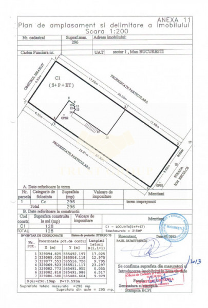 Pretabil clinica/showroom/notariat/birouri | Banu Manta 12 camere | 6 Parcari