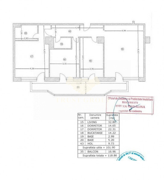 Apartament 3 camere / Loc de parcare / Herastrau