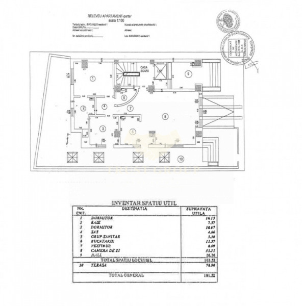 Apartament 4 camere Primaverii | loc de parcare | Terasa | 