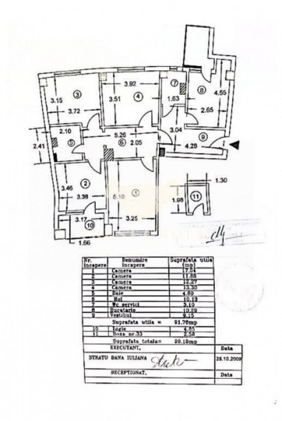 Apartament 4 camere Titulescu-Banu Manta