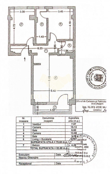 Apartament 3 camere Domenii | Loc de parcare