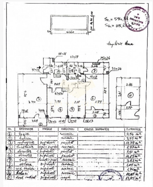 Apartament 3 camere Domenii | Imobil 1980 | 