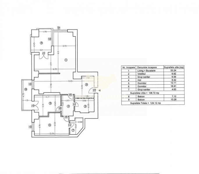 Apartament 3 camere Aviatiei | Terasa | 2 locuri de parcare