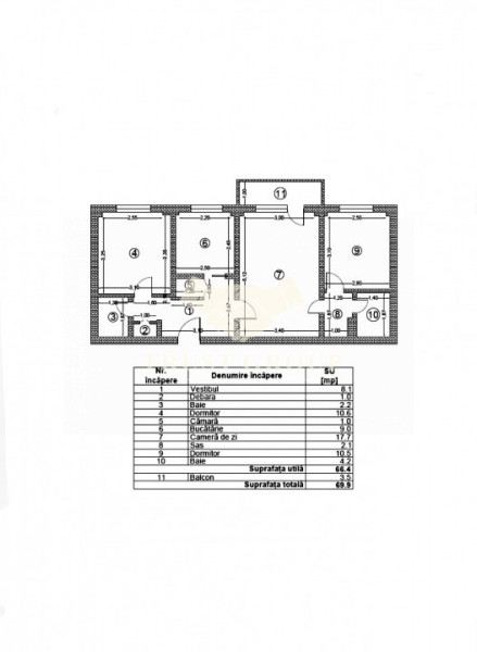 Apartament 3 camere Parcul Circului | Imobil 1982