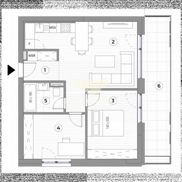 Apartament 3 camere Mosilor | 2026 | Terasa