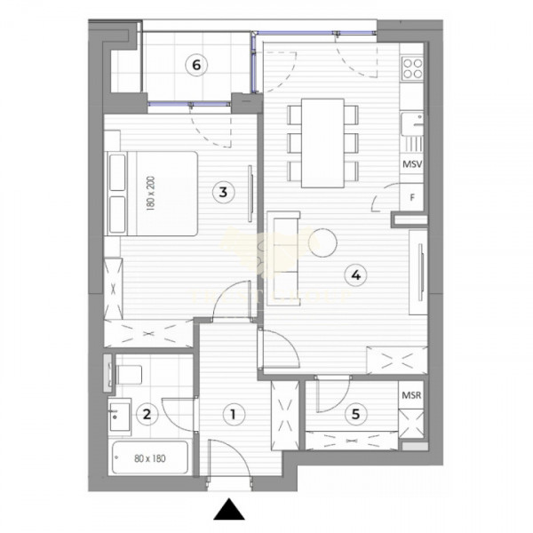 Apartament 2 camere Mosilor | 2026 | Terasa