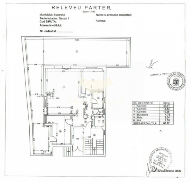 Apartament 3 camere - Herastrau  