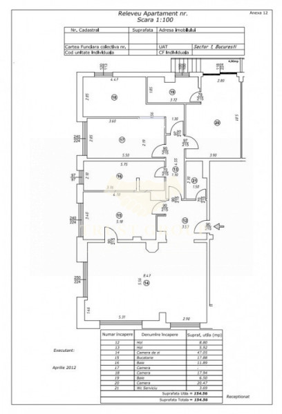 Apartament 4 camere Primaverii | loc de parcare 