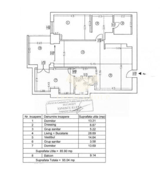 Apartament 3 camere Aviatiri - Fabrica de Glucoza | Loc de parcare rezervat