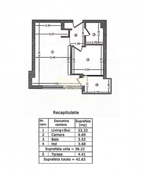 Apartament 2 camere+loc de parcare-Floreasca 