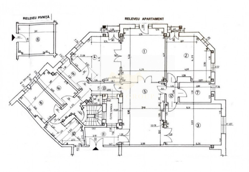 Apartament 8 camere | Cismigiu | imobil cu lift