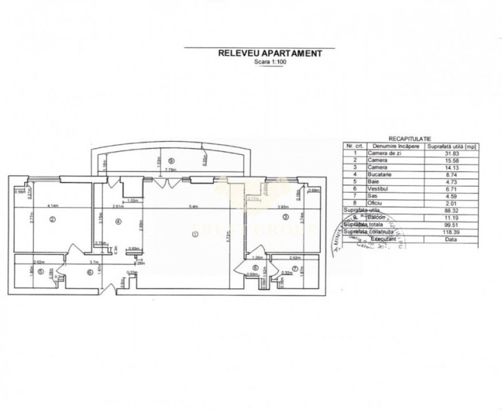 Apartament 3 camere Parcul Circului | Loc de parcare