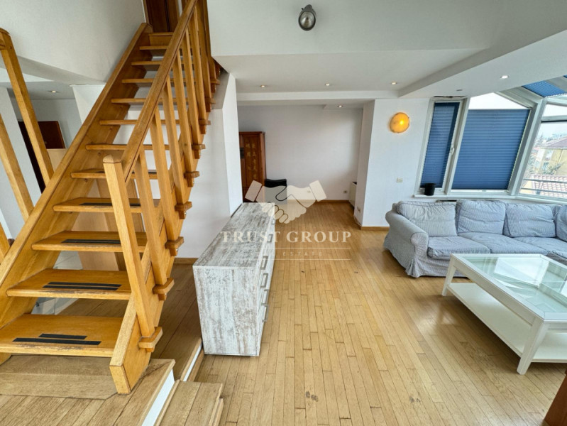 Penthouse Duplex 3 camere| Arcul de Triumf | Ideal pentru un burlac | Parcare |