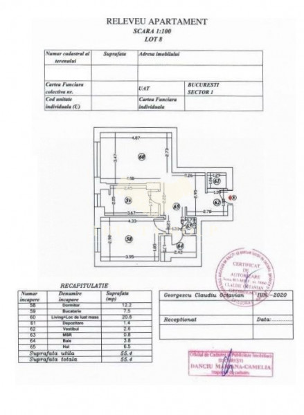 Apartament 2 camere Baneasa Aerogarii | Loc de parcare