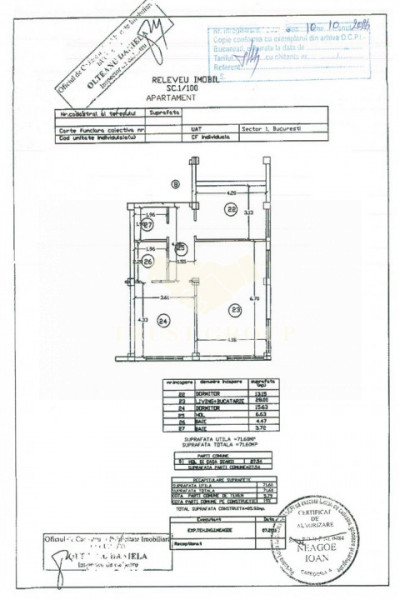 Apartament 3 camere Domenii | Imobil 2011