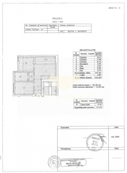 Apartament 2 camere Clucerului | 2008