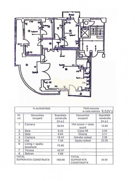  Penthouse 3 camere Herastrau | Terasa | Loc de parcare 