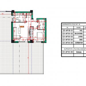 Apartament 2 camere + terasa - Parcul Circului